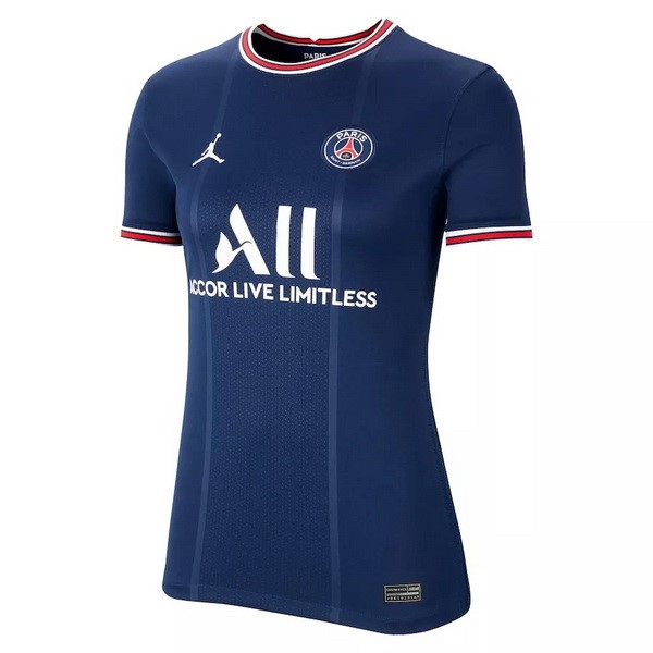 Camiseta Paris Saint Germain 1ª Mujer 2021-2022 Azul